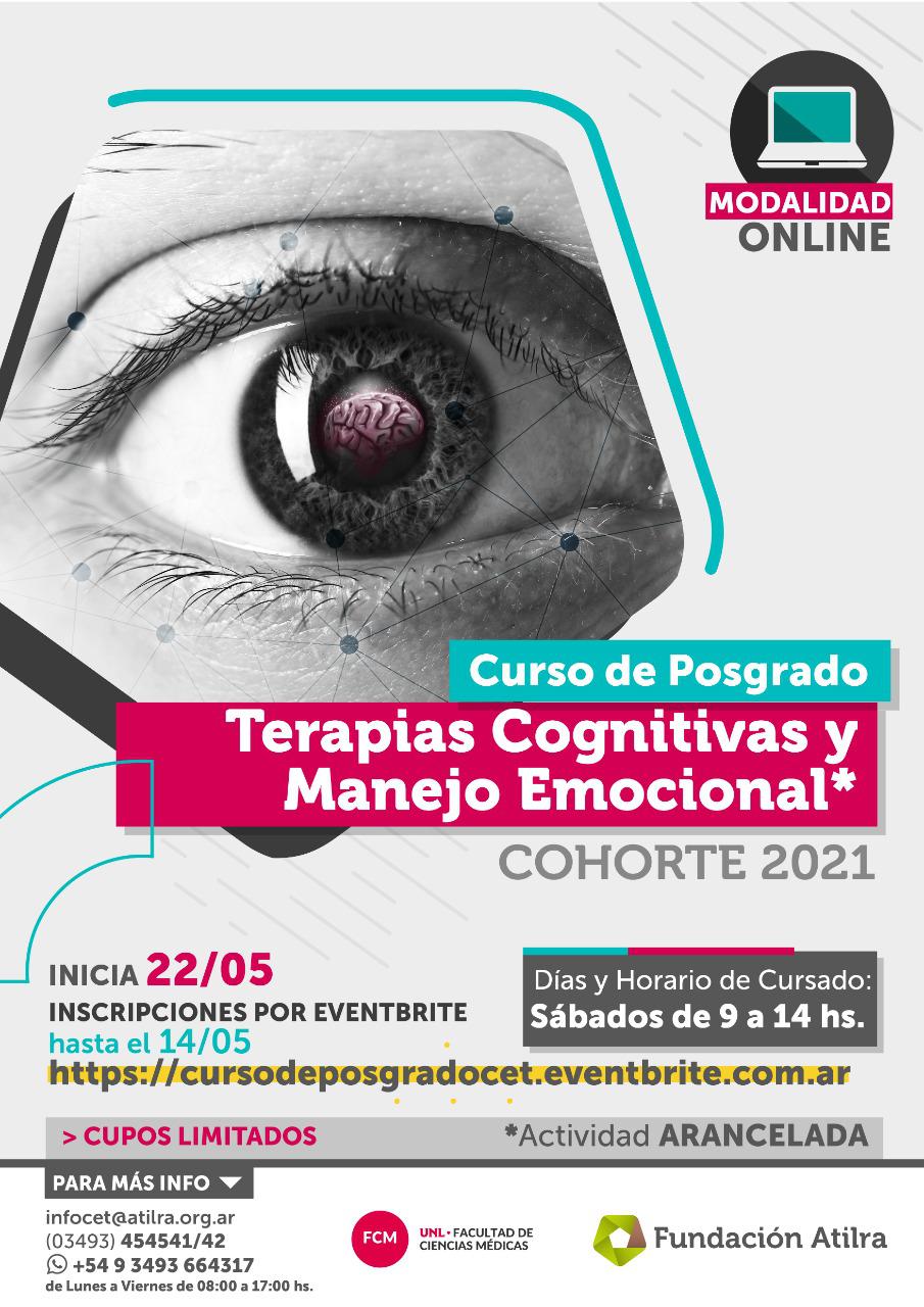 terapias cognitivas y manejo emocional