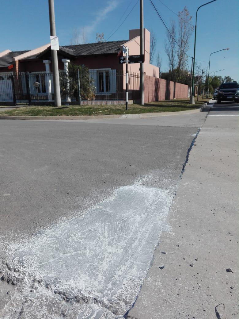 obras en calle marmol