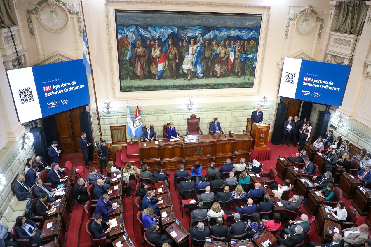 Perotti inaugura sesiones legislativas 2