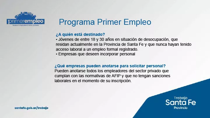 Primer empleo 2