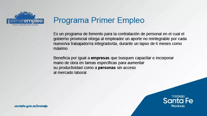 Primer empleo 1