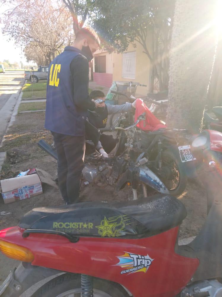 Moto recuperada AIC 2