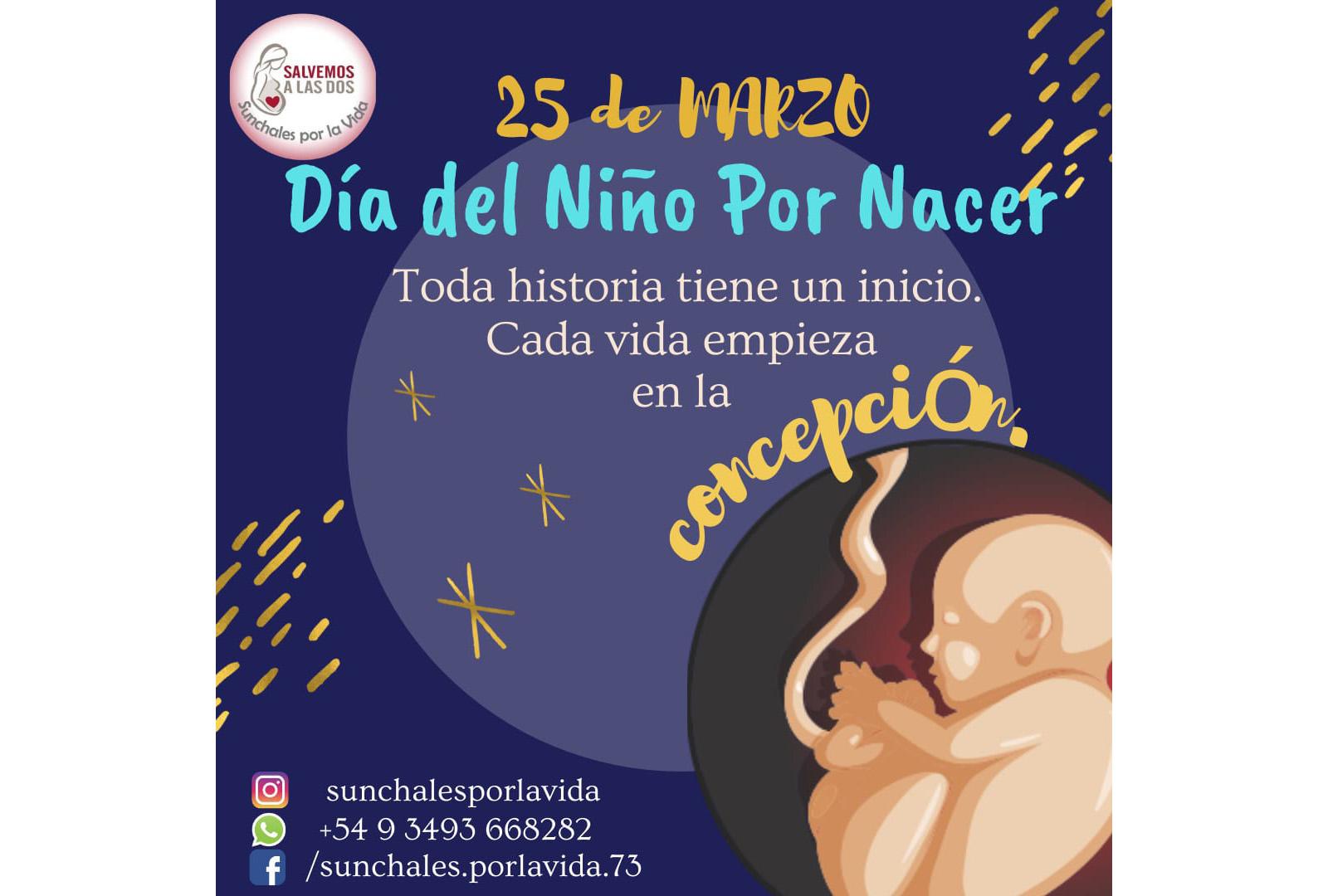 25 De Marzo Día Del Niño Por Nacer 