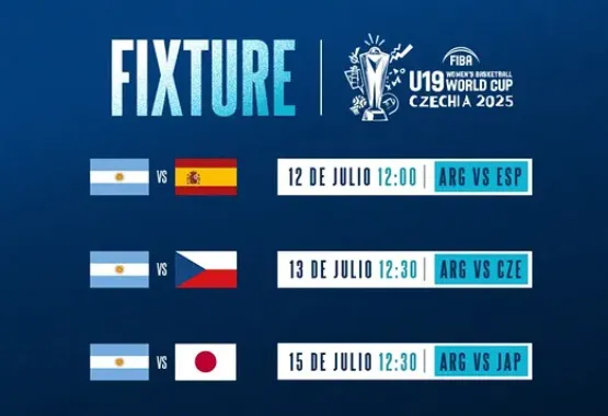 Seleccion U19 femenina - fixture