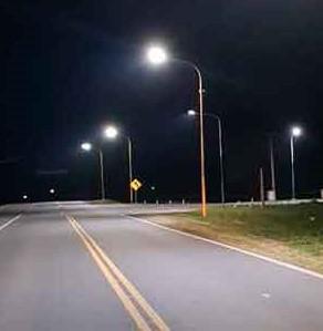 Iluminación Led en ruta 13