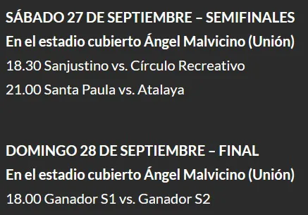 Semifinales Copa Santa Fe