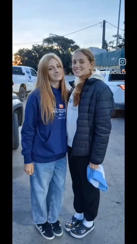 Esmeralda Fler y Agustina Periotti - recepcion Sunchales