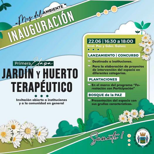 Inauguracion primera etapa jardin terapeutico