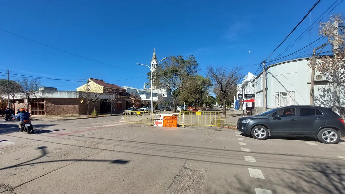 Corte de transito Belgrano