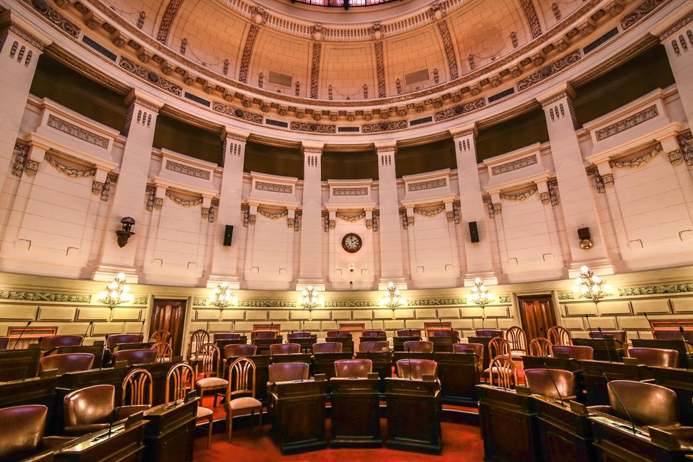 Camara diputados vacia