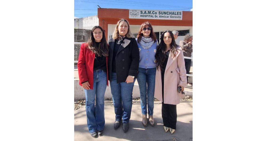 concejales con ministra Ciancio
