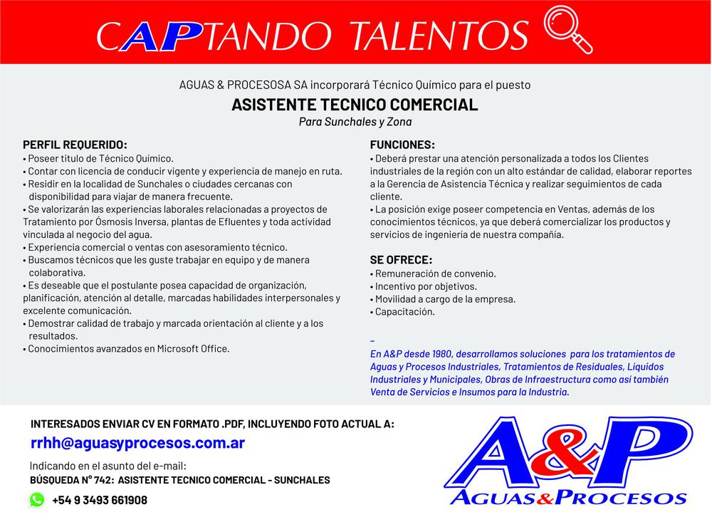 A&P - Placa Búsquedas Laboral 742