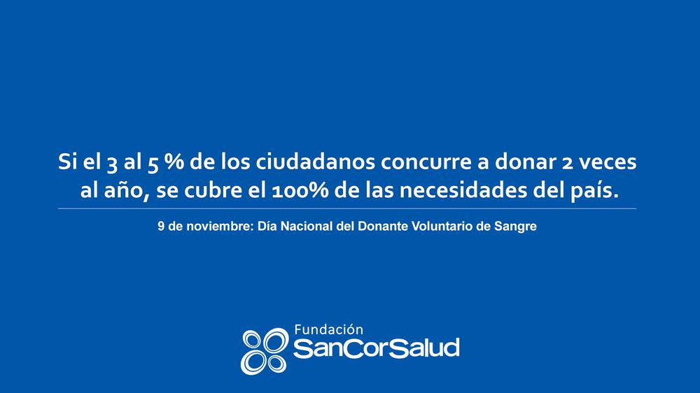 Fundación SanCor Salud - Día del Donante Voluntario de Sangre