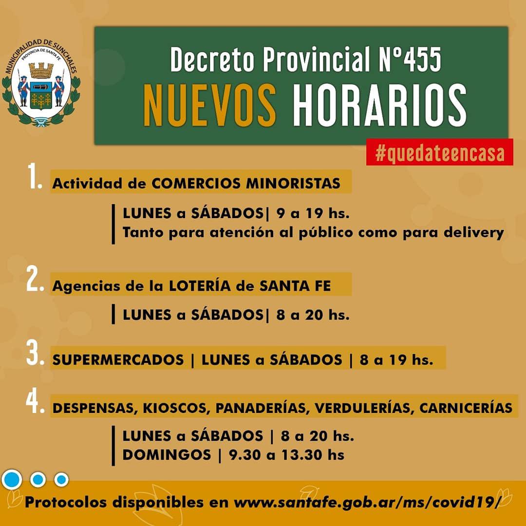 Nuevos horarios tri