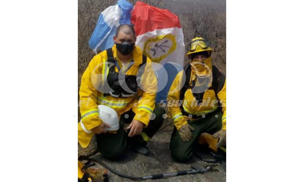 Bomberos sunchalenses en cordoba