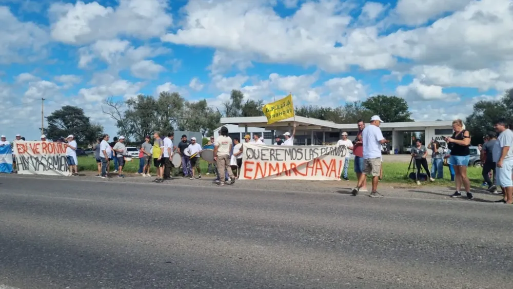 Lacteos Veronica - manifestacion ruta