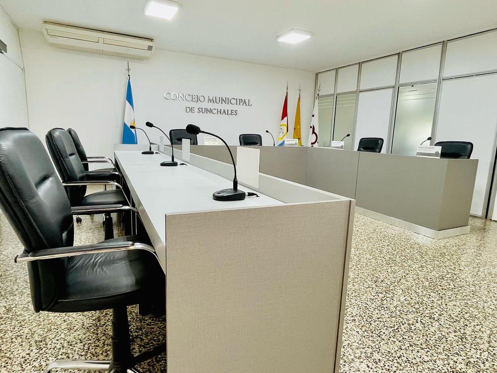 Recinto renovado Concejo Municipal