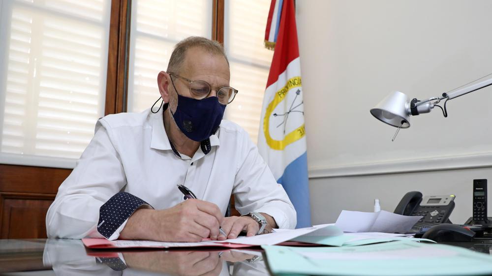 Ministro de gestión pública Marcos Corach