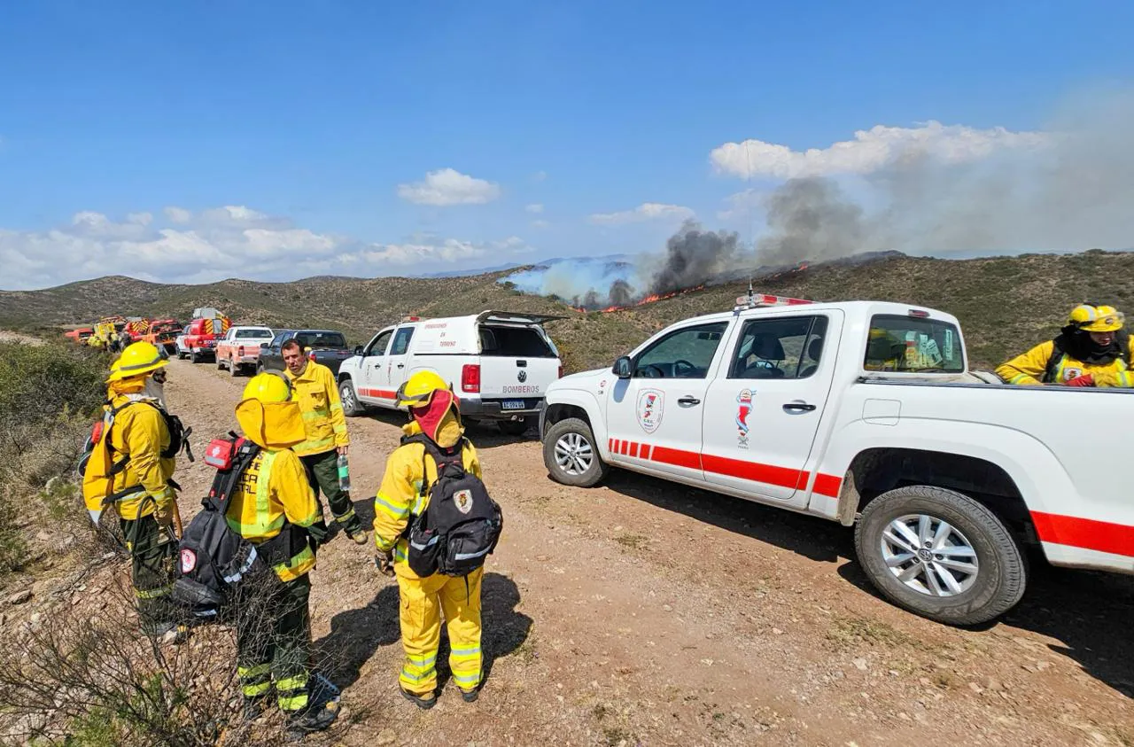 Brigadistas en incendios Cordoba 2