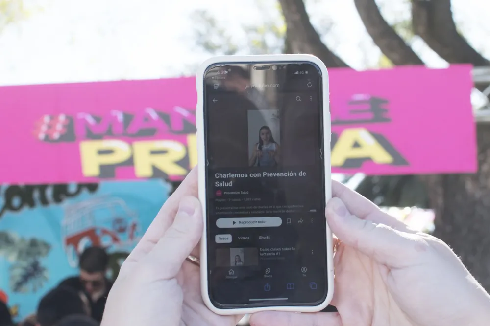 Prevención Salud, acción de concientización en Rafaela. (1)