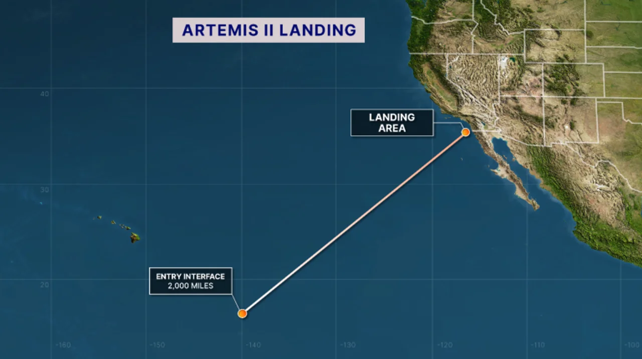 Amerizaje Artemis 3