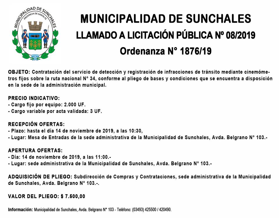 Licitacion 08 - 2019