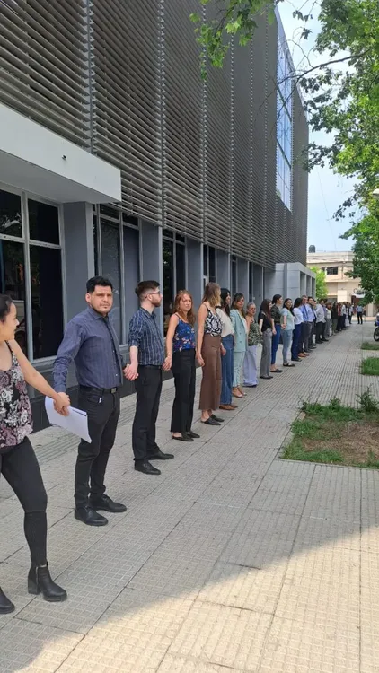 Abrazo simbolico tribunales Rafaela