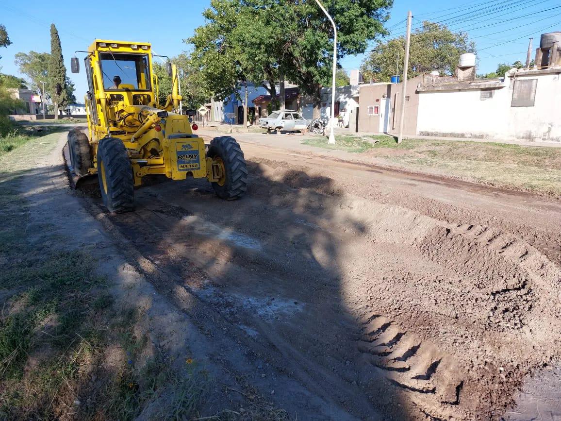 Inicio pavimentacion calle Balbin 2