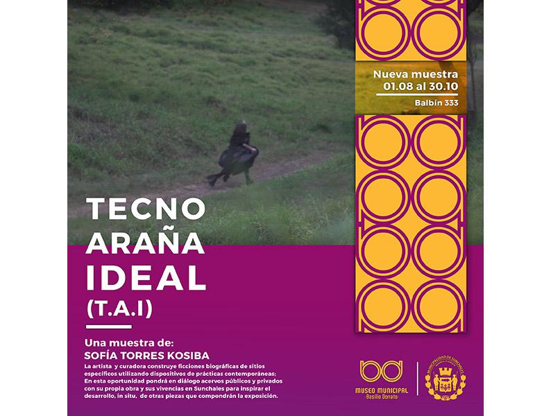 Flyer TECNO.ARAÑA.IDEAL. Sofía Torres Cossiba MMBD 2
