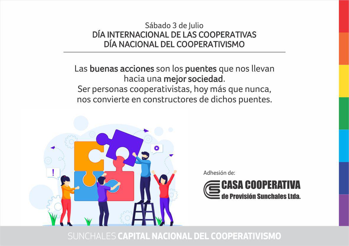 CASA COOPERATIVA salutacion x DIA DEL COOP