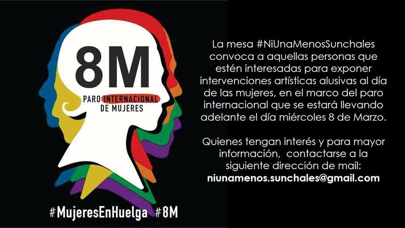 Flyer artistas 8M