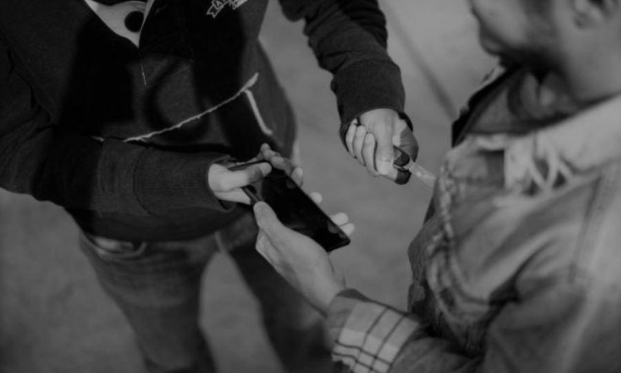 Amenaza con cuchillo
