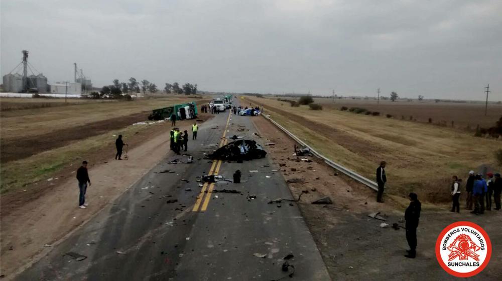 Dos personas fallecen tras un accidente en Ruta Nacional 34