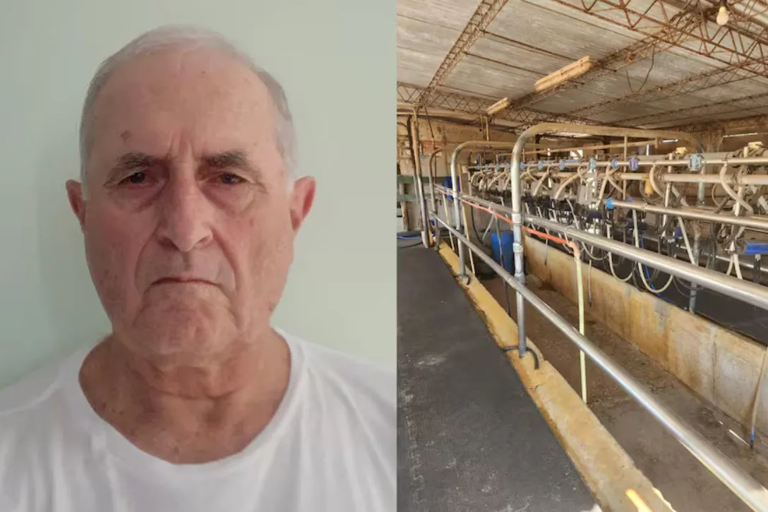 Elvio Meolans, tambero de Humberto Primo