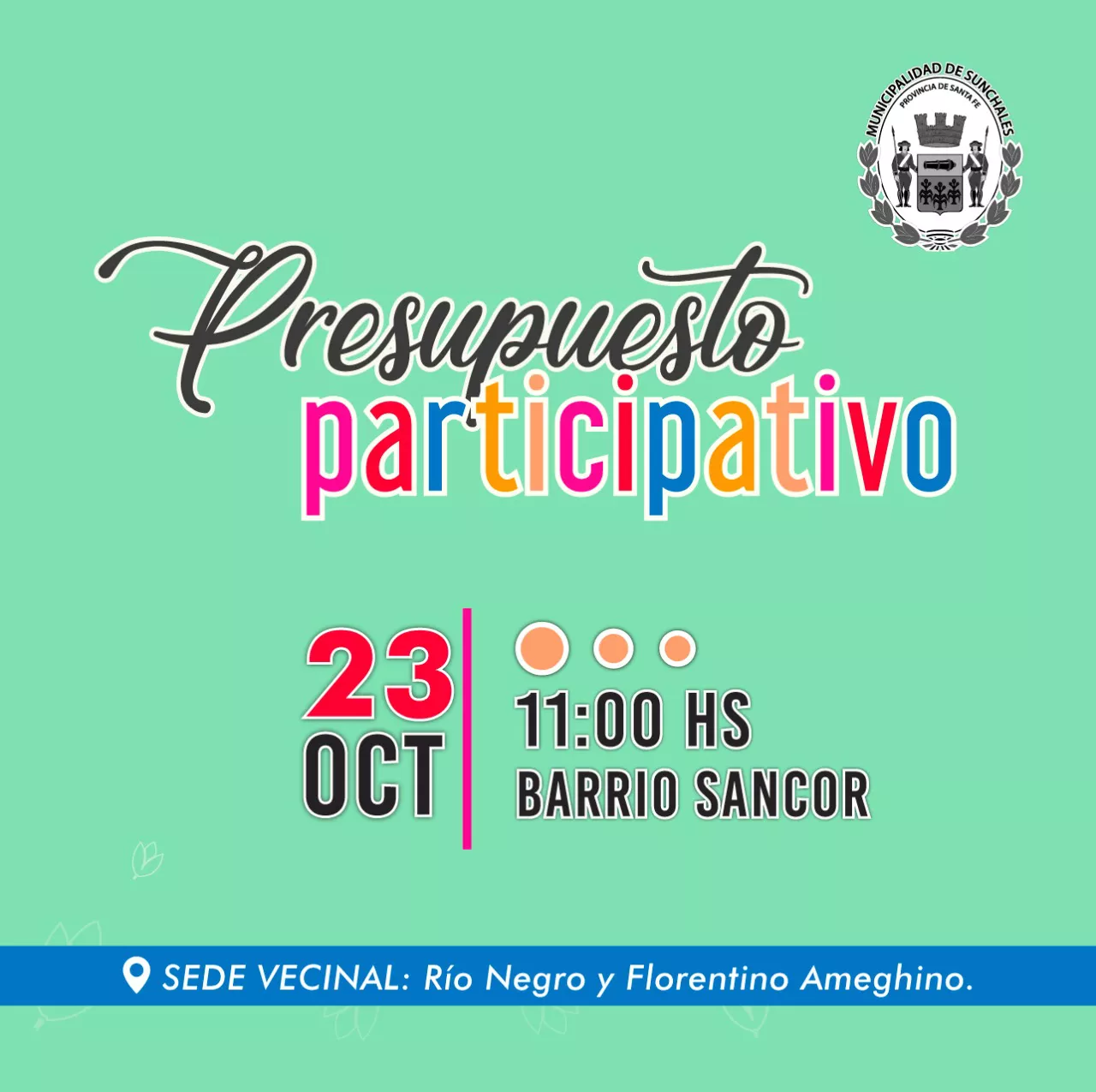 Presupuesto participativo Sancor