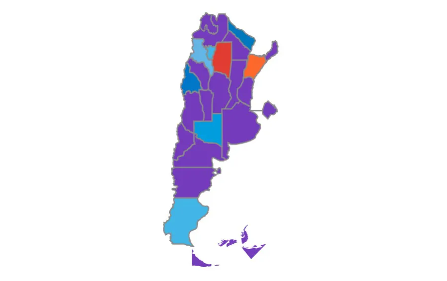 Mapa electoral pais