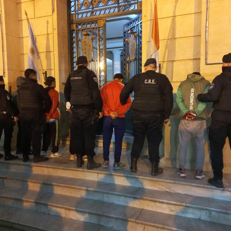 Detencion hinchas albiverdes - 8-9-23