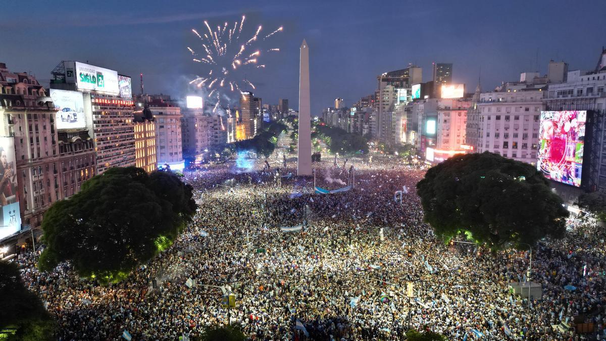 Festejo obelisco