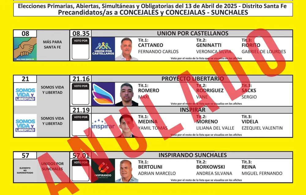 Boleta concejales 2 PASO 2025