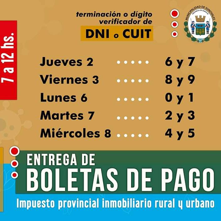 Entrega de boletas de pago 2