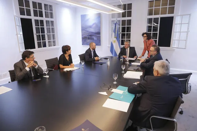 Presidente Fernandez y gabinete