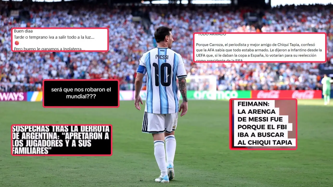 Teorias conspirativas Seleccion argentina