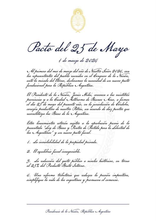 Pacto del 25 de Mayo 1