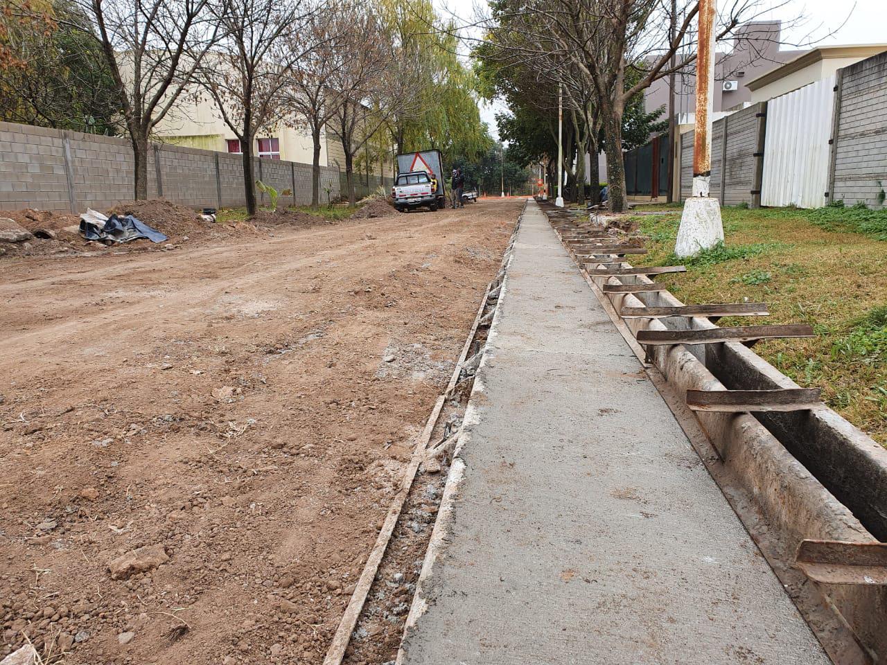 Obras en calle paraguay