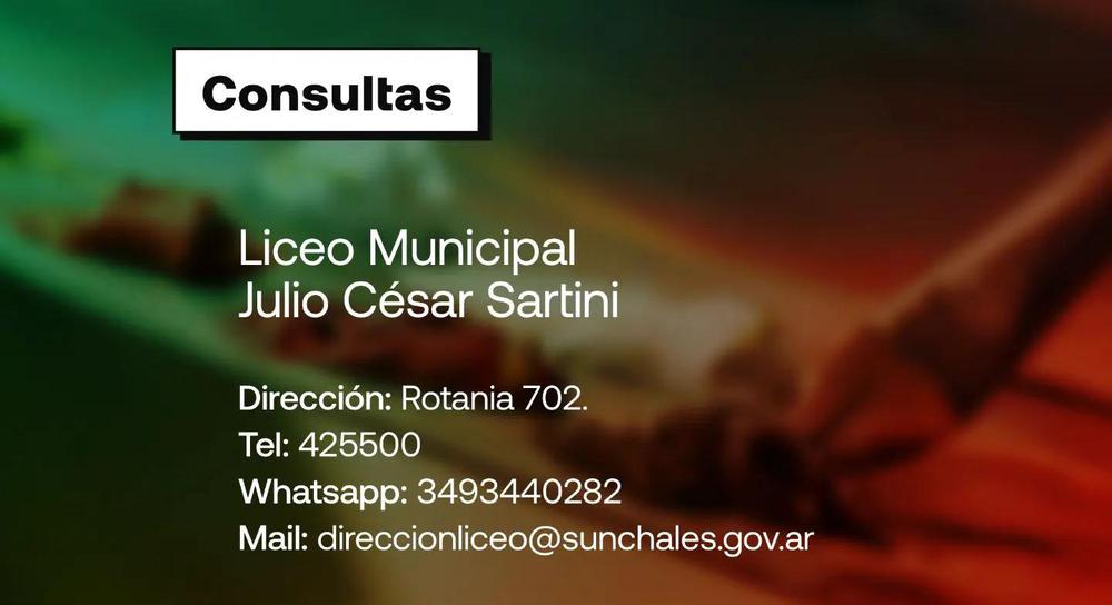 Inscripción a Talleres Municipal 5