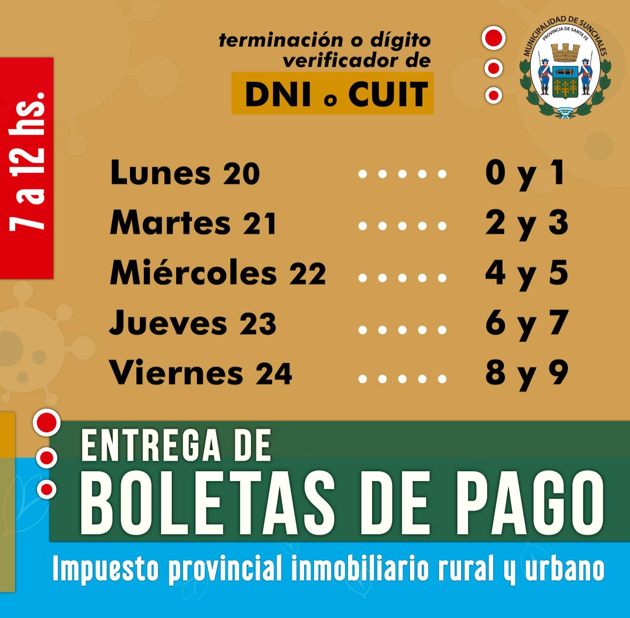 Entrega de boletas de pago 3
