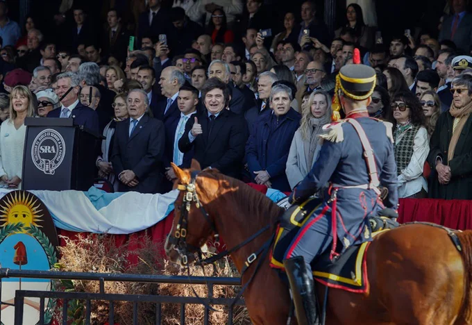 Javier Milei en la Rural 2026 2