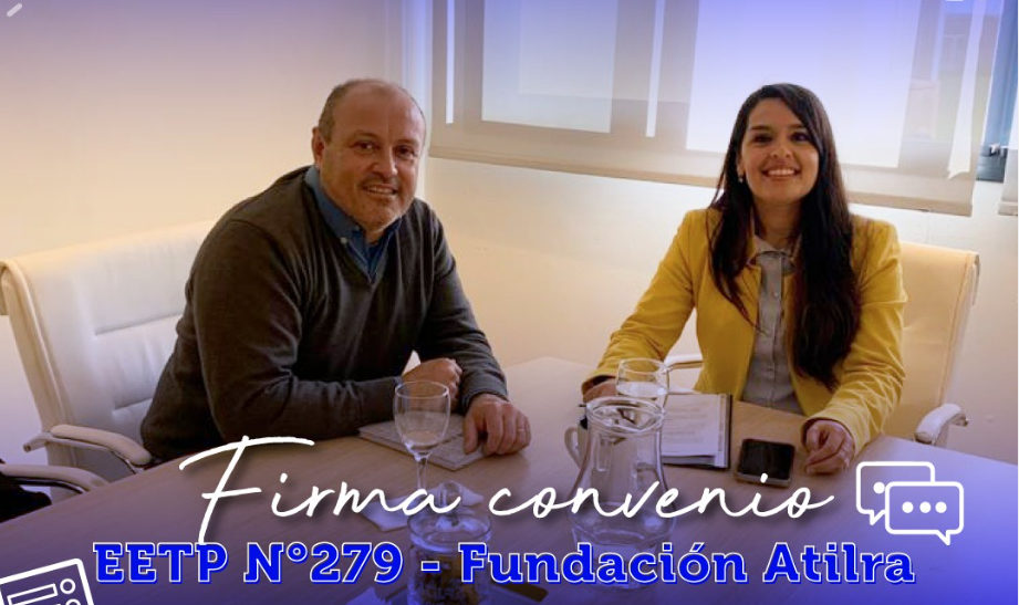 Firma convenio Atilra - Escuela Tecnica