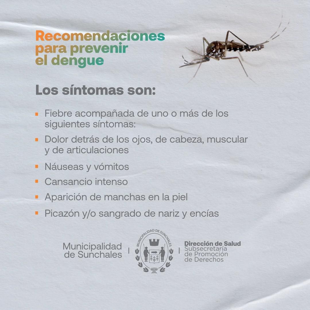 Recomendaciones para prevenir dengue 2