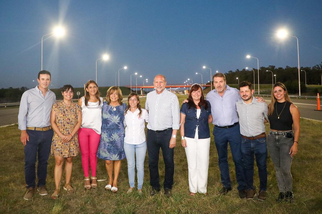 Obras iluminacion intercambiador Santo Tome 1